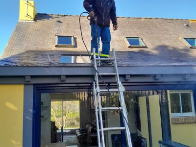 Nettoyage d’une véranda chez un particulier dans le secteur de PLOEMEUR