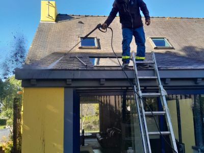 Nettoyage d’une véranda chez un particulier dans le secteur de PLOEMEUR